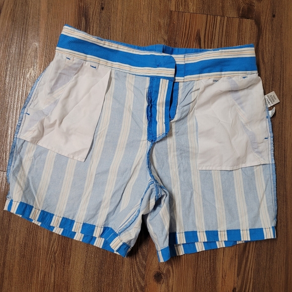 loft Blue and White Striped Women's Shorts used good condition . - Picture 3 of 8